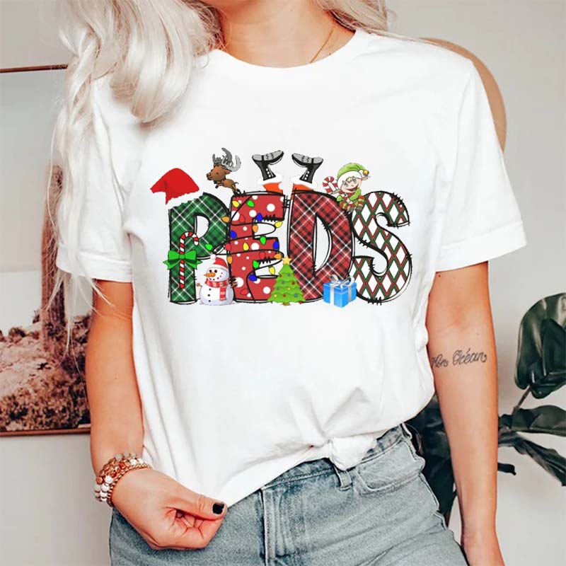 Personalized Christmas Crew Nurse T-Shirt