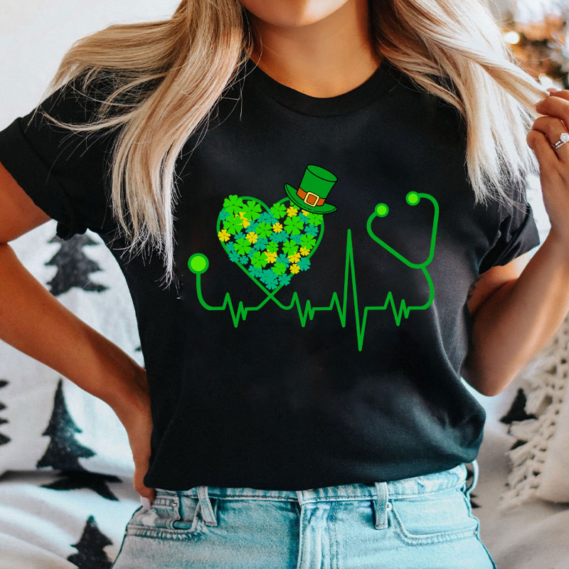 Irish Nurse St Patricks Day Nurse T-Shirt