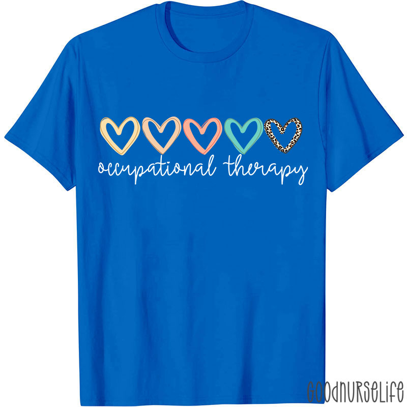 Hearts Of Occupational Therapy Occupational Therapist T-Shirt