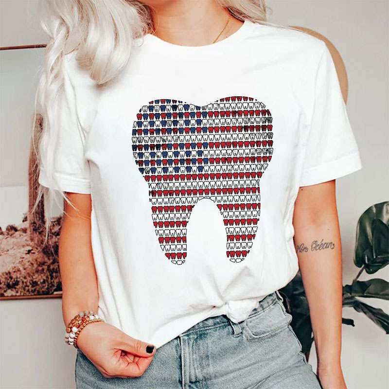 4th Of July Dental Hygienist Patriotic Nurse T-shirt