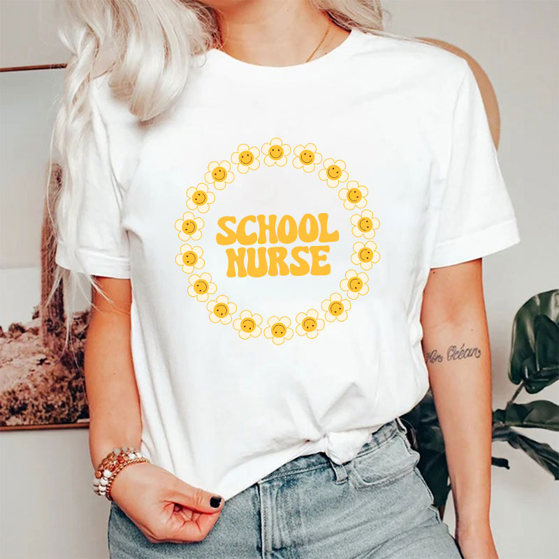 Flowers School Nurse T-Shirt