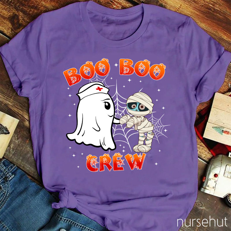 Boo Boo Crew Ghost Nurse T-Shirt