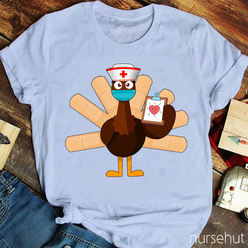 Here Are Your Medical Records  Turkey Nurse T-Shirt