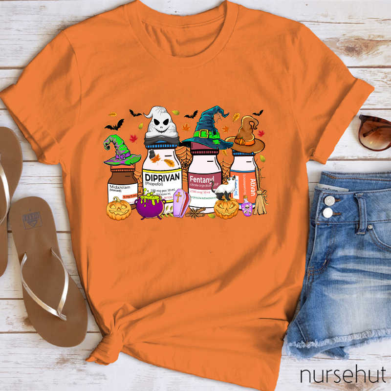 Happy Halloween Pharmacist Nurse T-Shirt