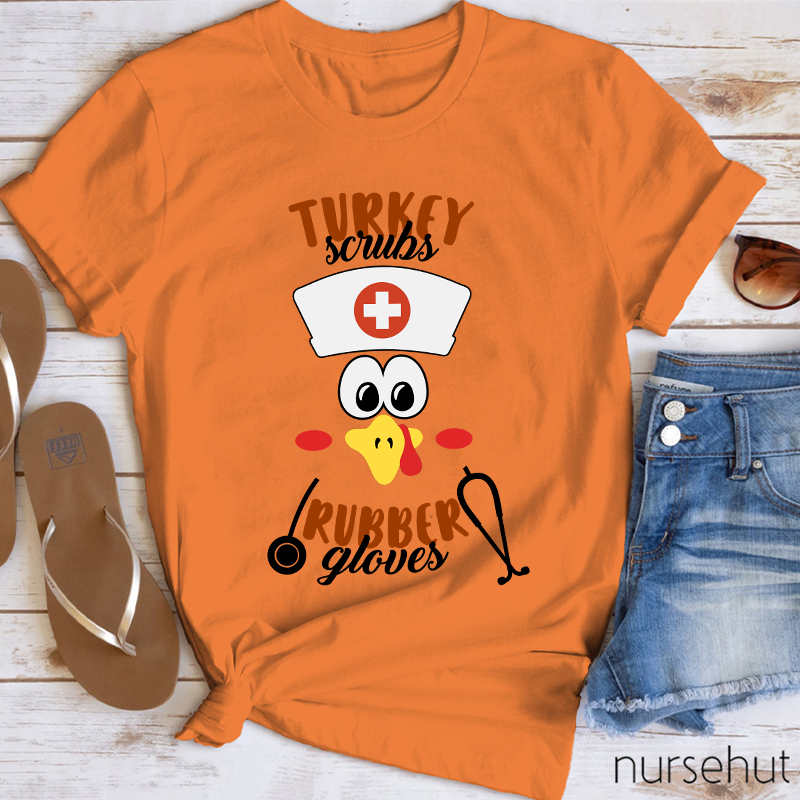 Turkey Scrubs Nurse T-Shirt
