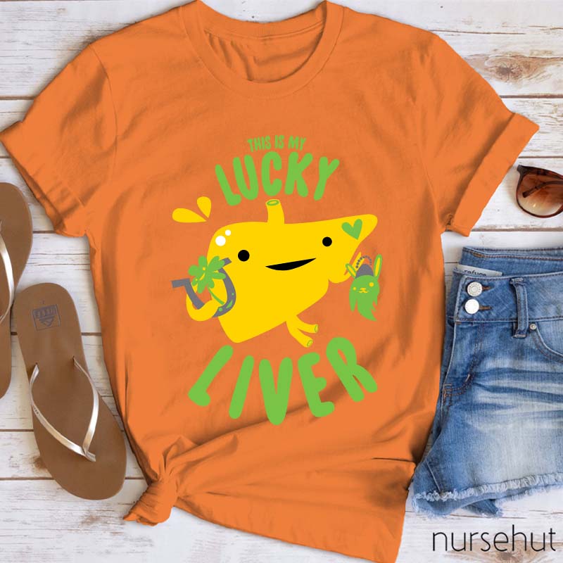 This Is My Lucky Liver Nurse T-Shirt