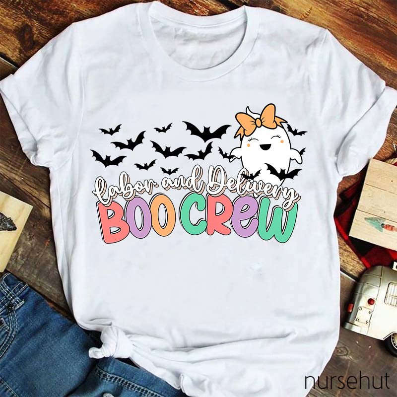 Labor And Delivery Boo Boo Crew Nurse T-Shirt