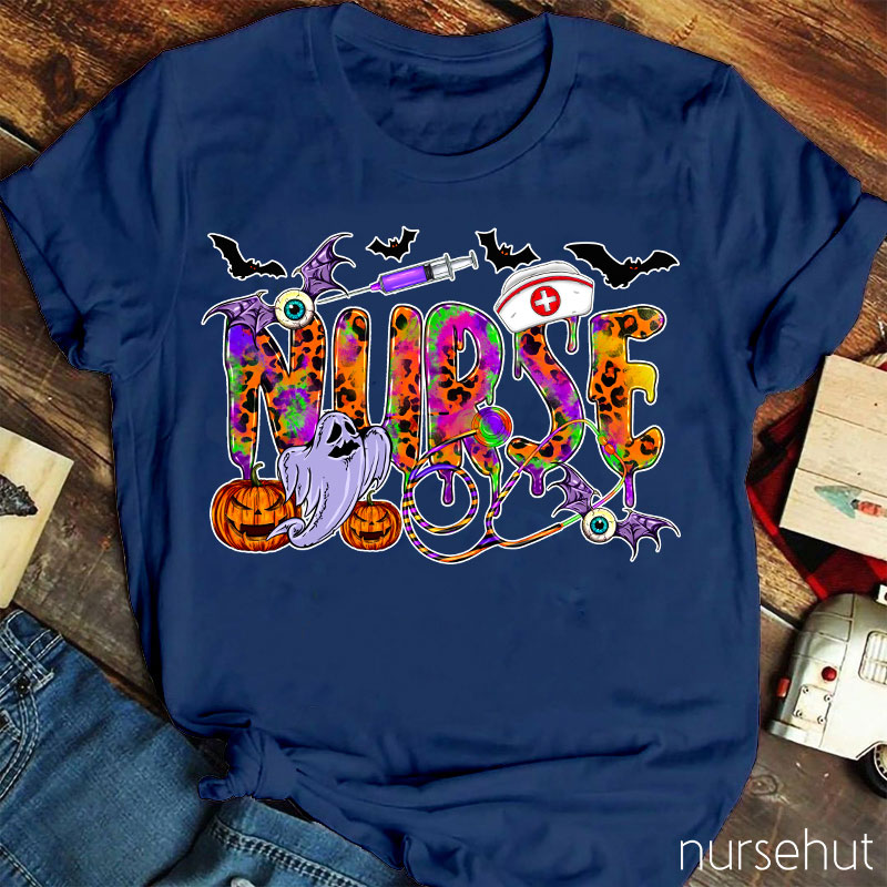 Halloween Elements Nurse T-Shirt