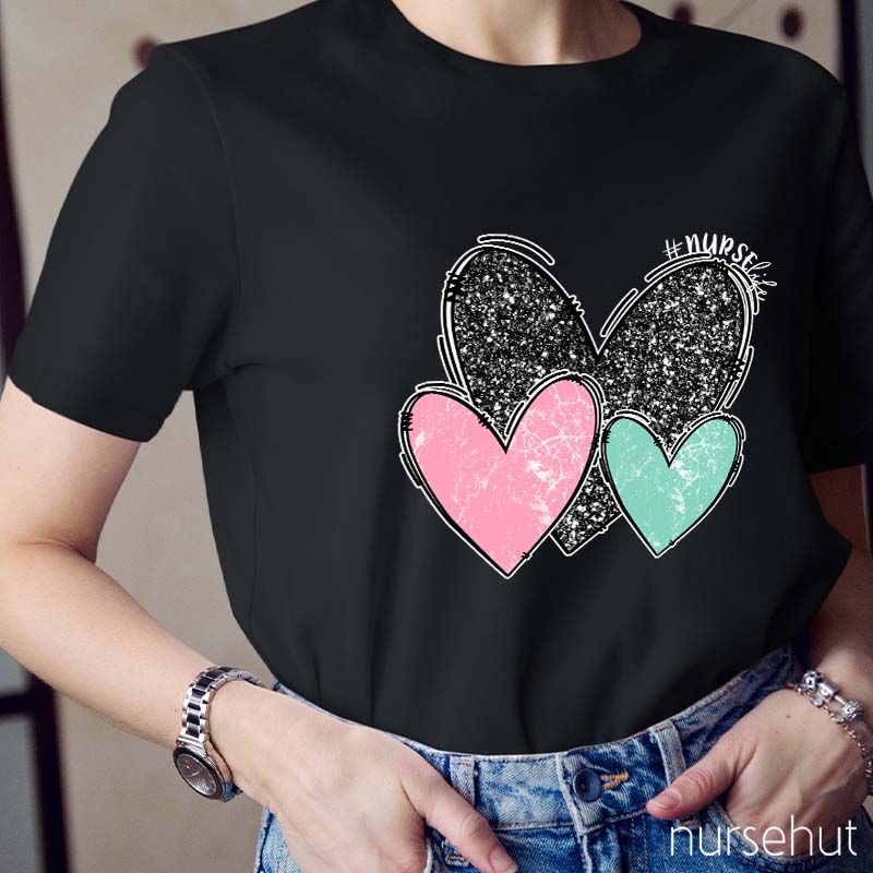 Shining Hearts Nurse T-Shirt