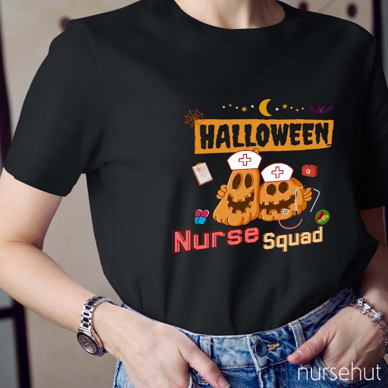 Halloween Nurse Squad T-Shirt