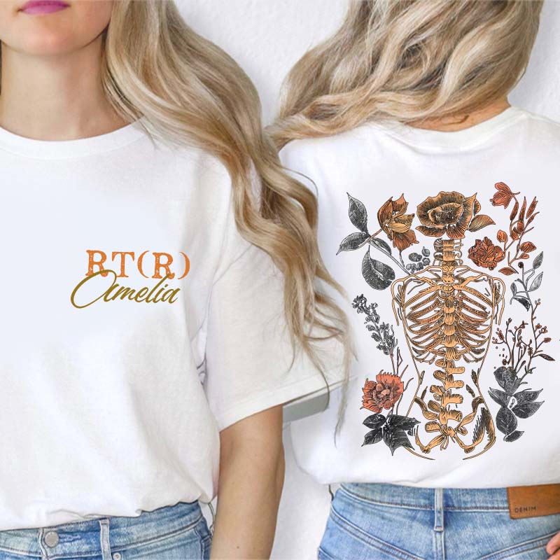 Personalized The Human Body Is A Great Art Nurse Two Sided T-Shirt