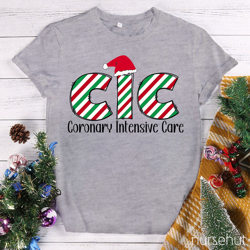 Personalized Department Christmas Nurse T-Shirt
