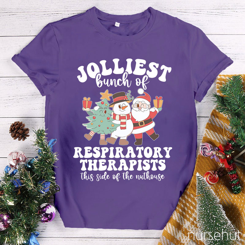 Personalized Jolliest Bunch Of  Nurse T-Shirt