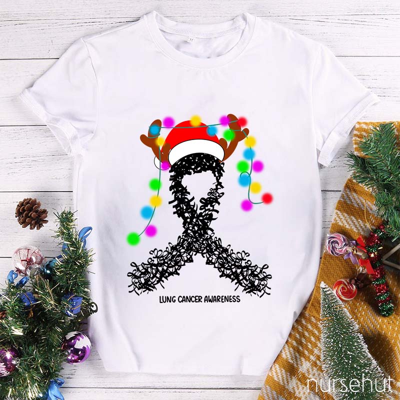 Lung Cancer Awareness Nurse T-Shirt