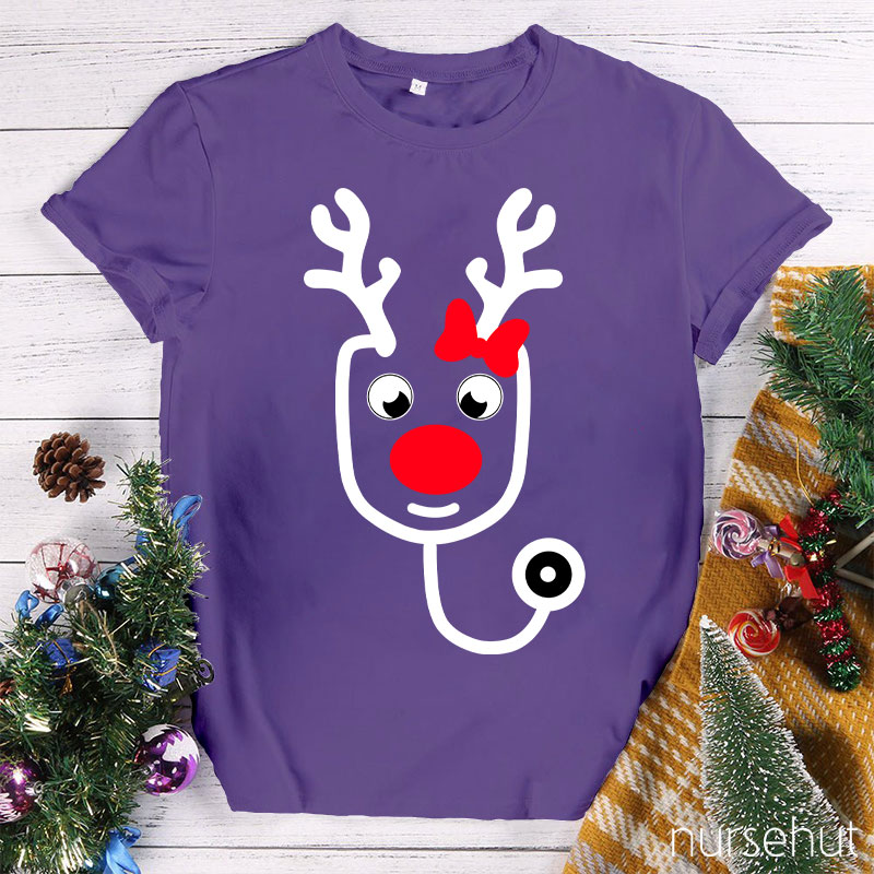 An Elk Stethoscope Nurse T-Shirt