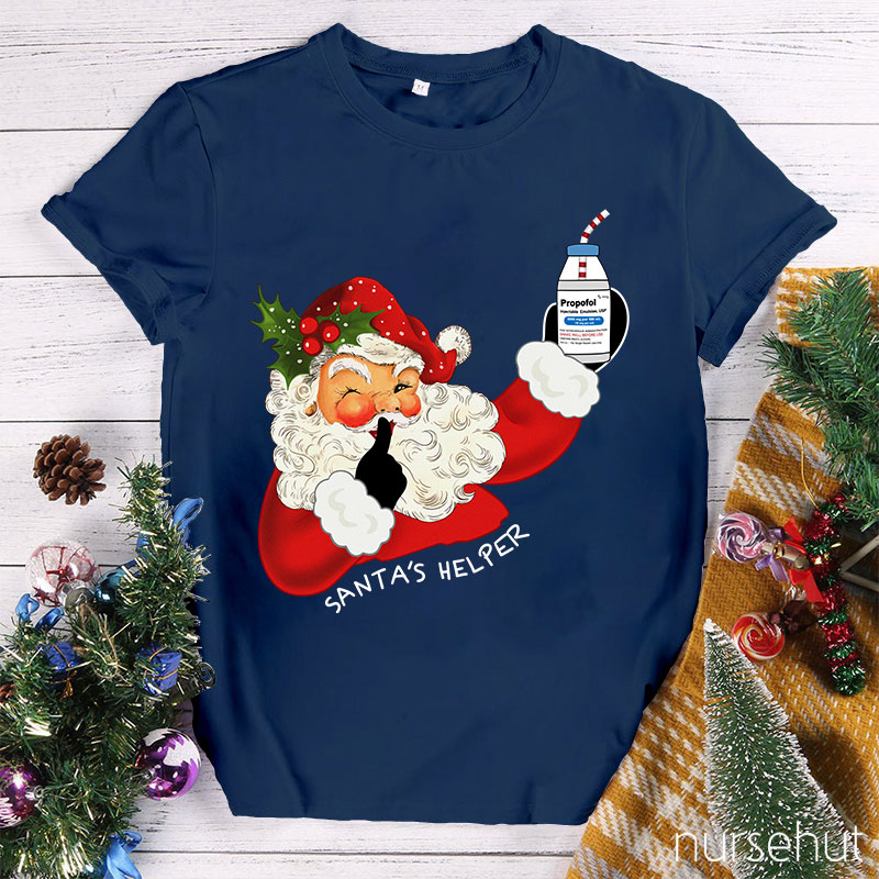 Santa's Helper Nurse T-Shirt