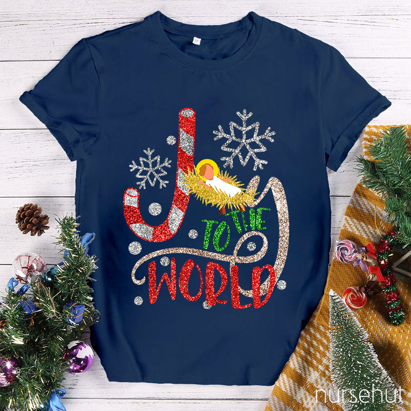 Jolly To The World Nurse T-Shirt
