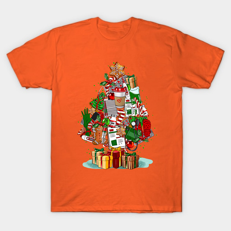 Nurse Christmas Tree Nurse T-Shirt