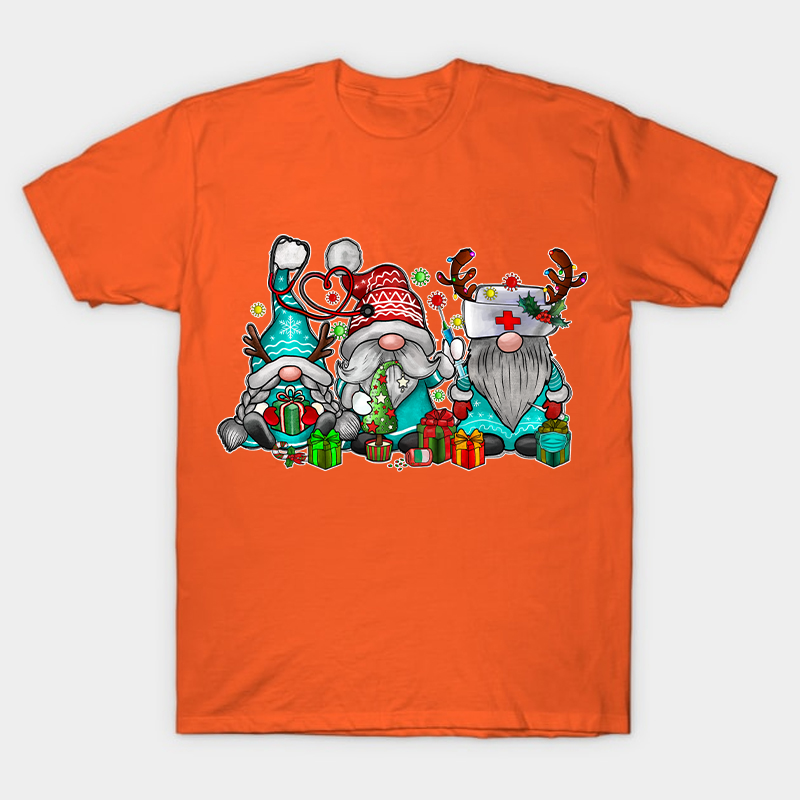 Christmas Gnome Nurse T-Shirt