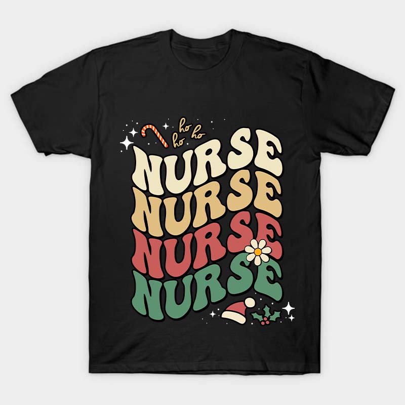Ho Ho Ho Best Christmas Ever Nurse T-shirt