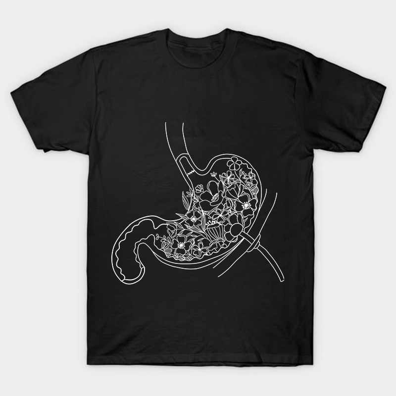 Floral G-Tube Nurse T-Shirt