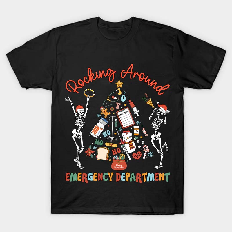 Personalized Rocking Around Nurse T-Shirt