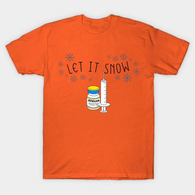 Let It Snow Nurse T-Shirt