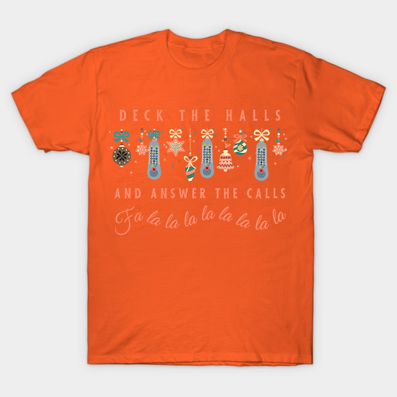Deck The Halls Nurse T-Shirt