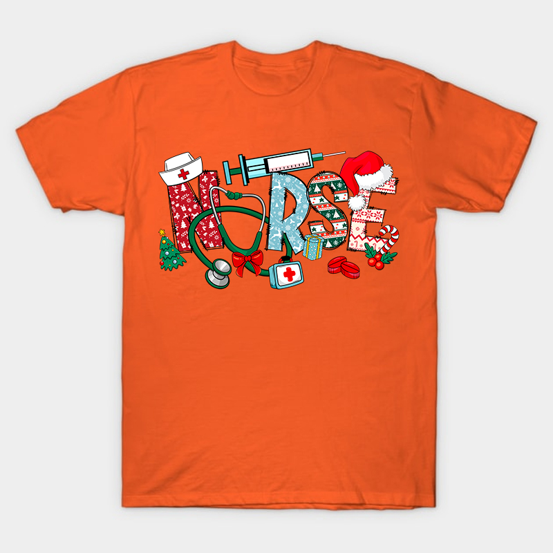 Christmas Crew Nurse T-Shirt