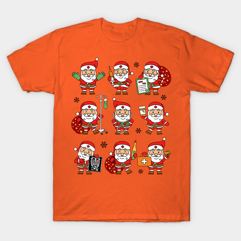 Christmas Santa Nurse T-Shirt