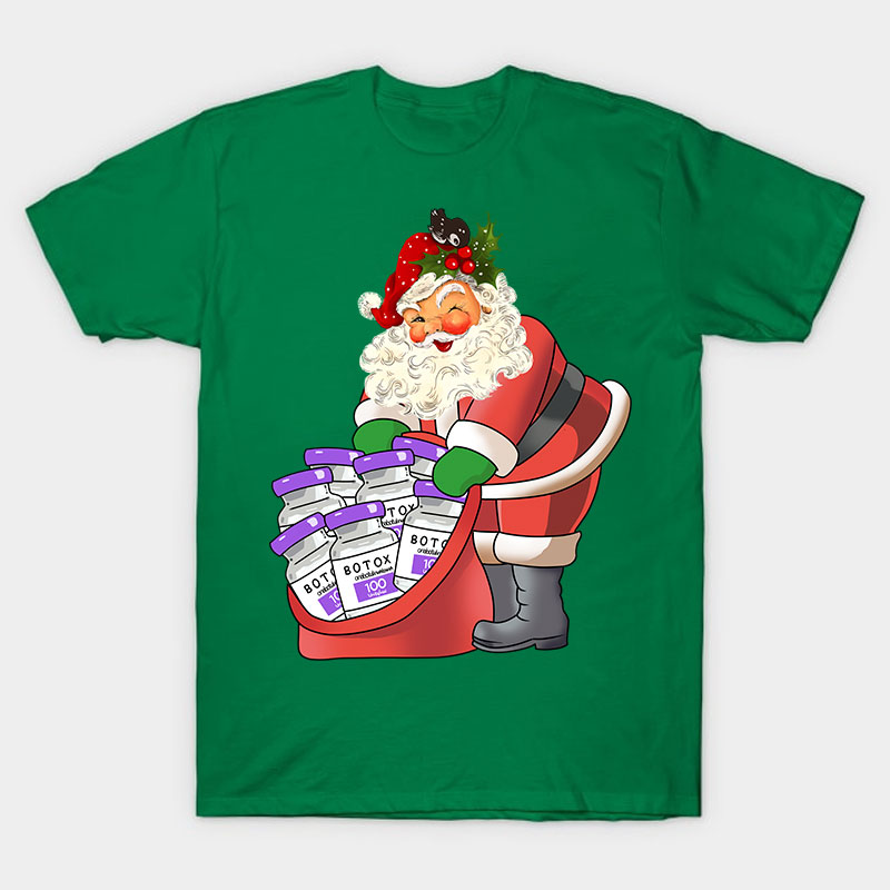 Santa Claus Brings Christmas Botox Nurse T-Shirt
