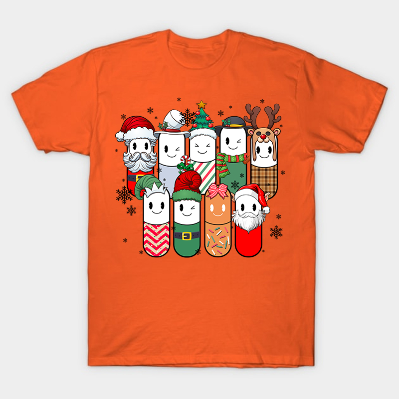 Cute Christmas Pills Nurse T-Shirt