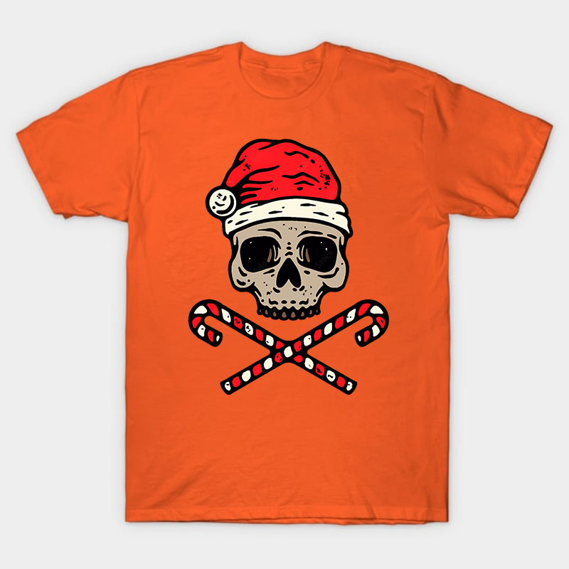 Christmas Skull Nurse T-Shirt