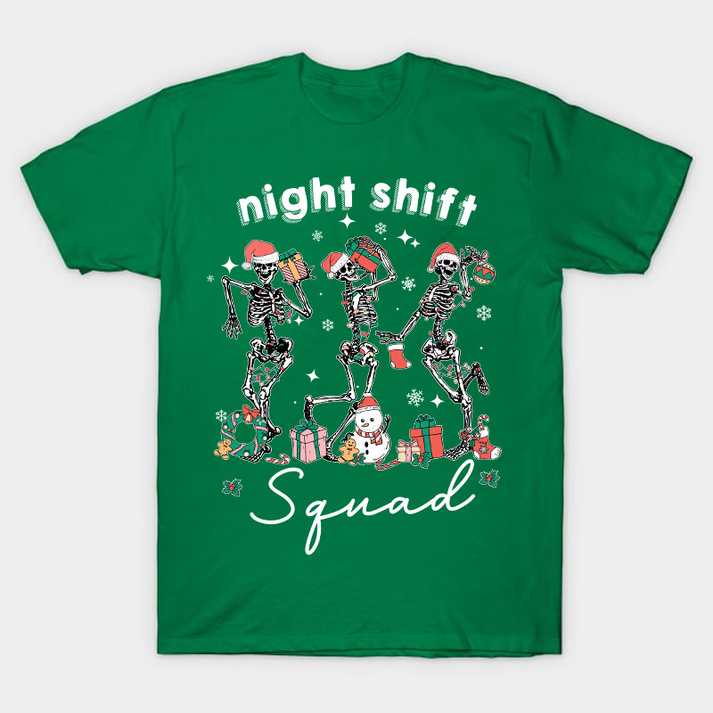 Night Shift Squad Nurse T-Shirt