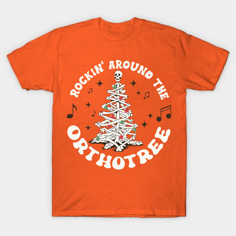 Rockin' Around The Orthotree Nurse T-Shirt