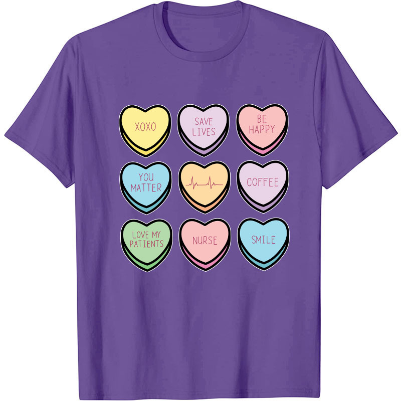 Save Lives Be Happy Nurse T-Shirt