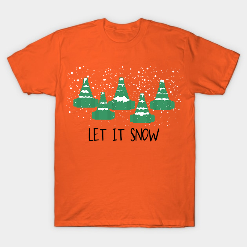 Let It Snow Nurse T-Shirt