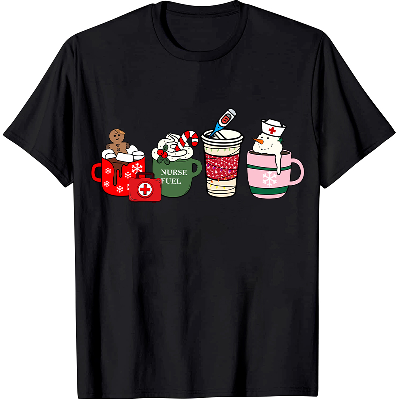 Nurse Christmas Coffee Nurse T-Shirt