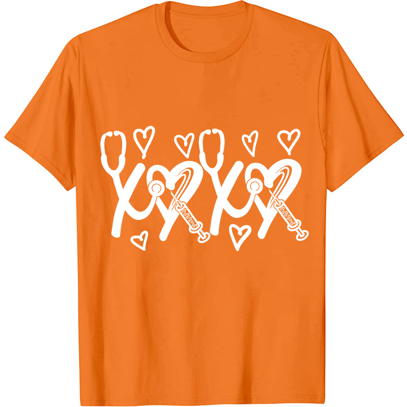 Love Stethoscope Nurse T-Shirt