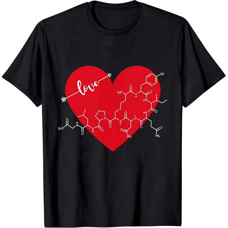 Oxytocin Valentine's Day Nurse T-Shirt