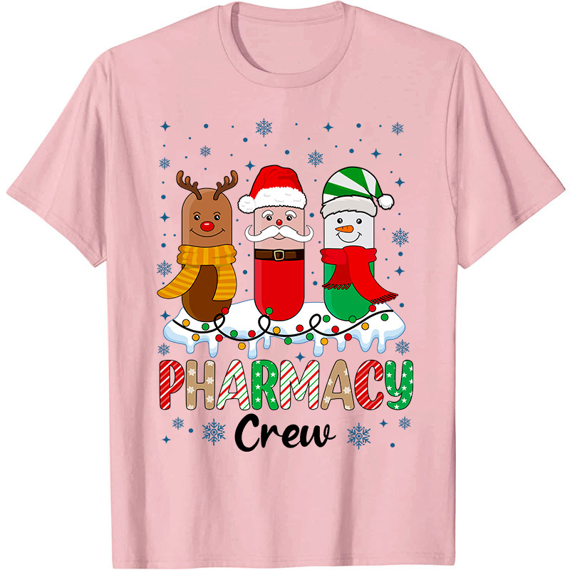 Pharmacy Crew At Your Service Nurse T-Shirt