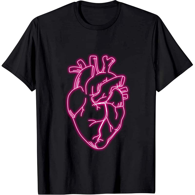 Iridescent Heart Nurse T-Shirt