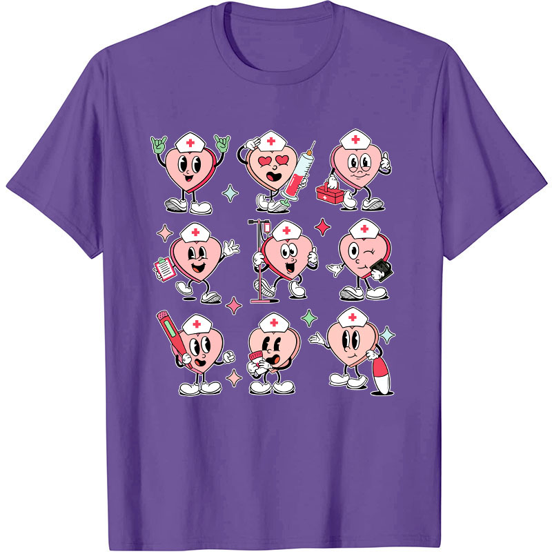 Nurse Conversation Hearts Nurse T-Shirt