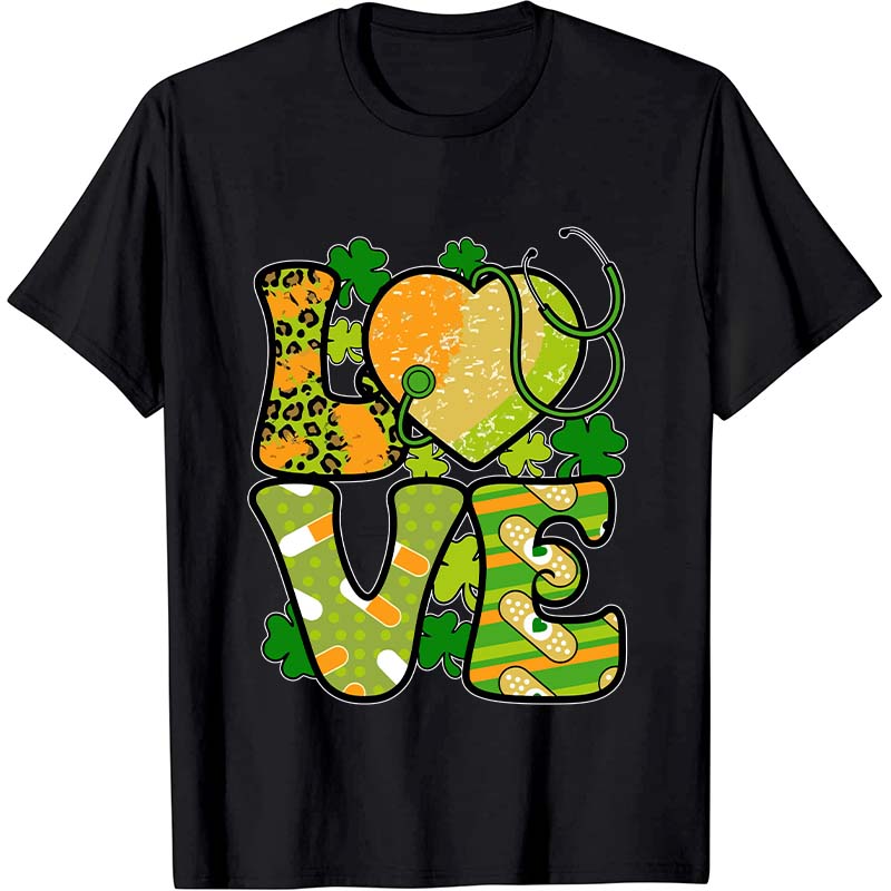 St.Patricks Love Nurse T-Shirt