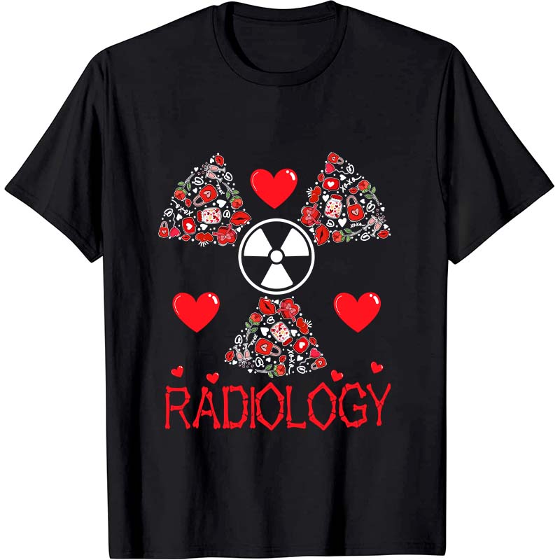 Radiology Valentine Nurse T-Shirt