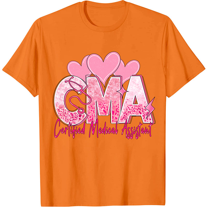 Valentines Day Certified Medical Assistant Nurse T-Shirt