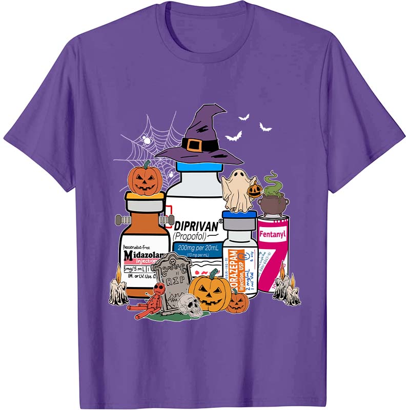 Pharmacy Halloween Nurse T-Shirt