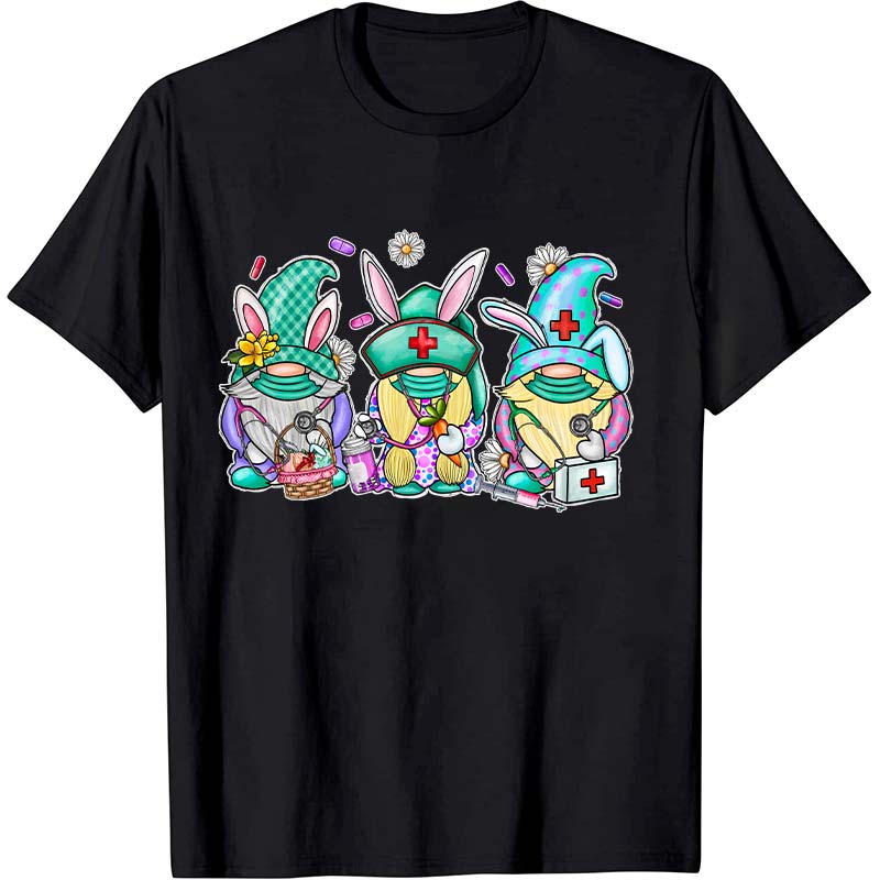 Easter Nurse Gnomes Nurse T-Shirt