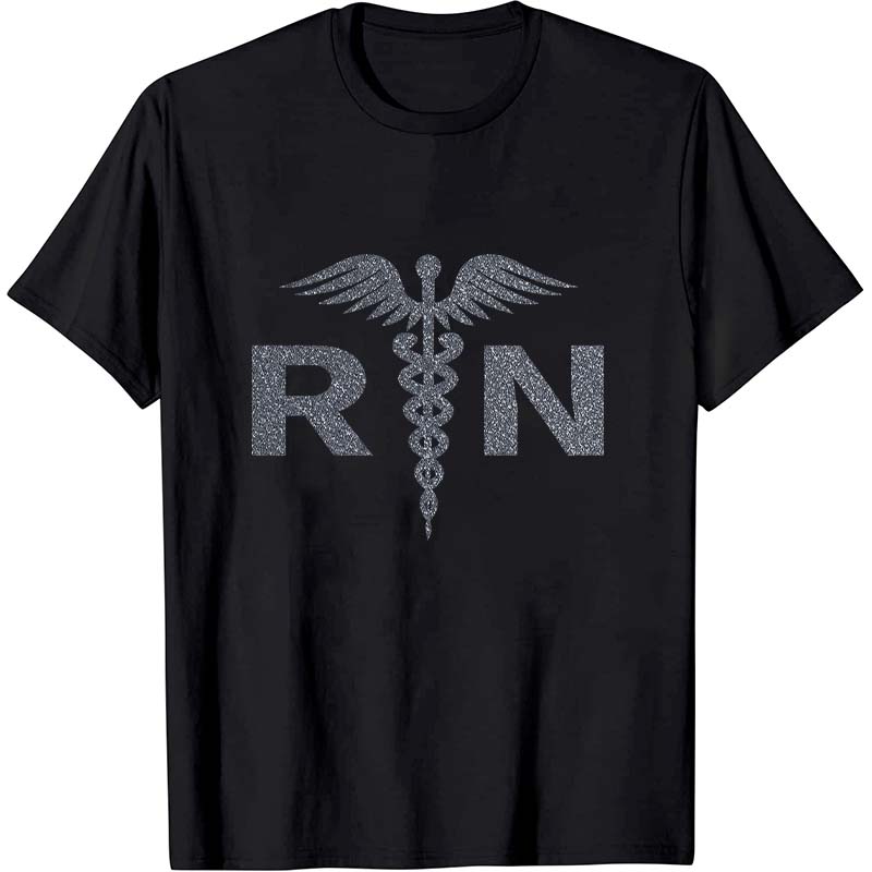 Glitter Registered Nurse T-Shirt