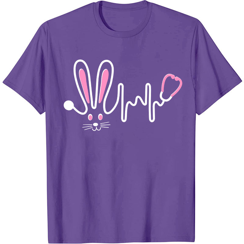 Easter Bunny Stethoscope Nurse T-Shirt